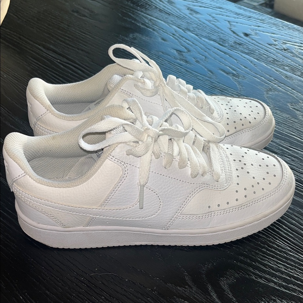 White Low-Top Sneakers